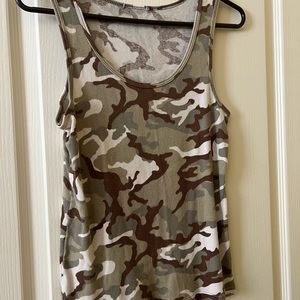 Camouflage tank top